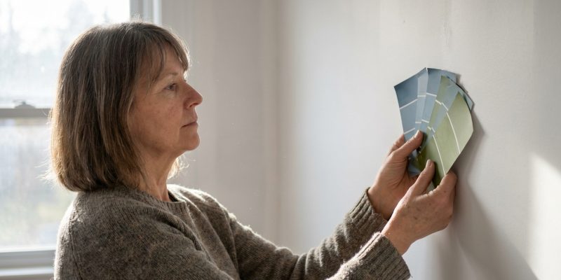 sienų spalvų pasirinkimas